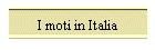 I moti in Italia